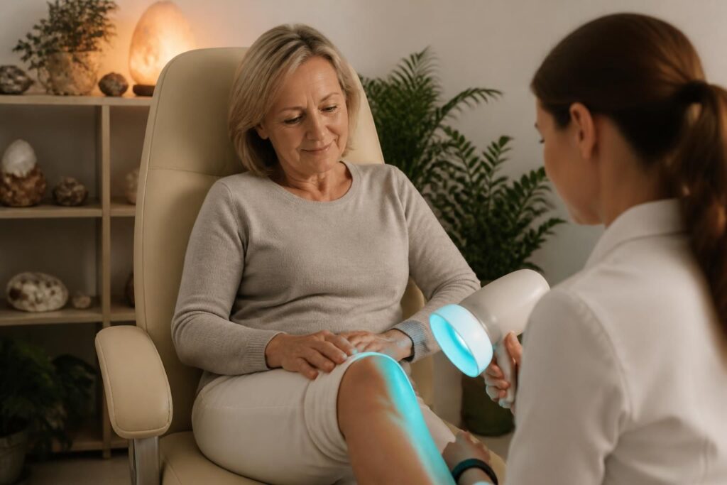 découvrez le rôle de la chromothérapie dans la gestion de l'arthrose et comment cette approche complémentaire peut soulager vos douleurs et améliorer votre bien-être.