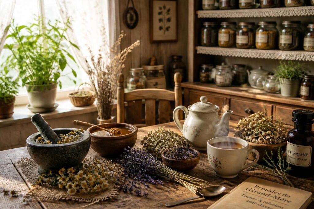 découvrez des remèdes naturels anti-stress issus des astuces de nos grands-mères pour retrouver sérénité et bien-être au quotidien.