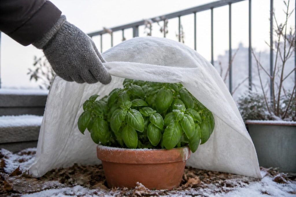 découvrez comment protéger votre basilic d'extérieur pendant l'hiver pour conserver cette plante aromatique savoureuse malgré le froid.