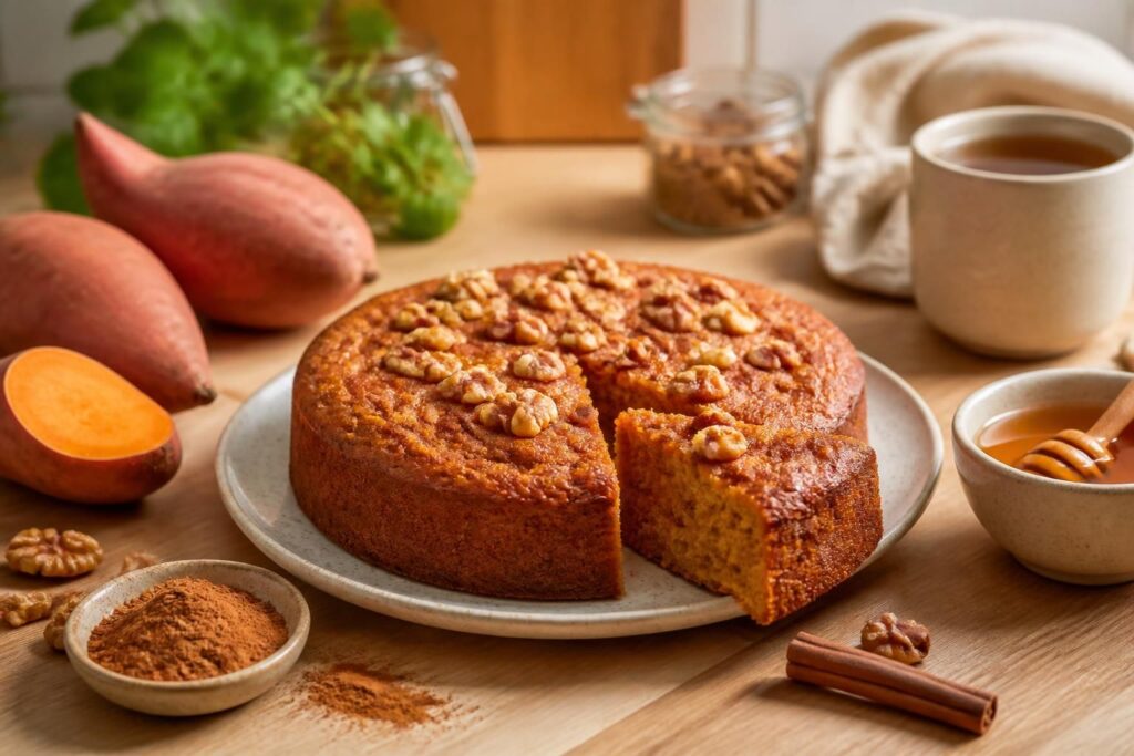 découvrez notre recette de gâteau à la patate douce, une douceur saine et délicieuse, parfaite pour une alimentation équilibrée et gourmande.