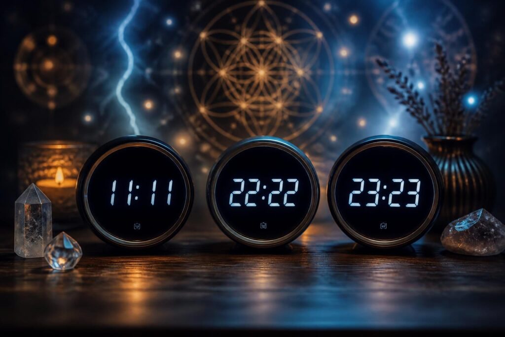 découvrez la signification des heures miroir 11h11, 22h22 et 23h23 et apprenez à décrypter leurs messages mystérieux et spirituels.