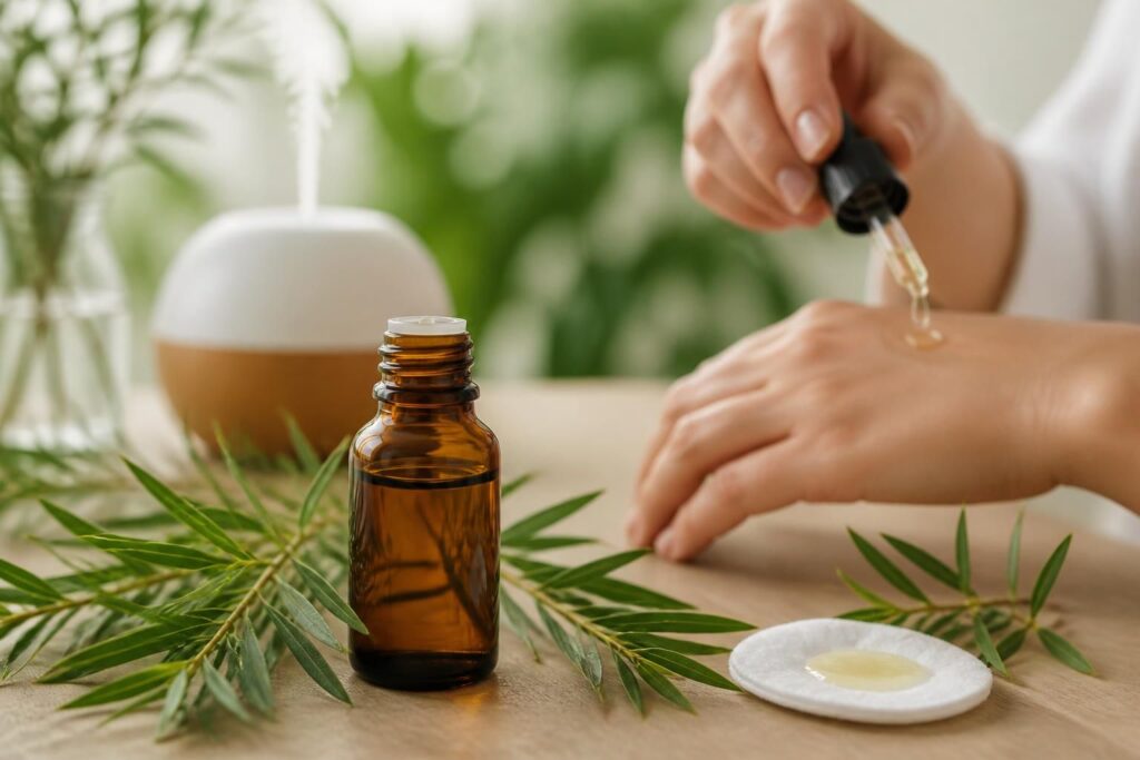 découvrez les bienfaits de l'huile essentielle de tea tree, ses usages courants ainsi que les précautions à prendre pour une utilisation sûre et efficace.