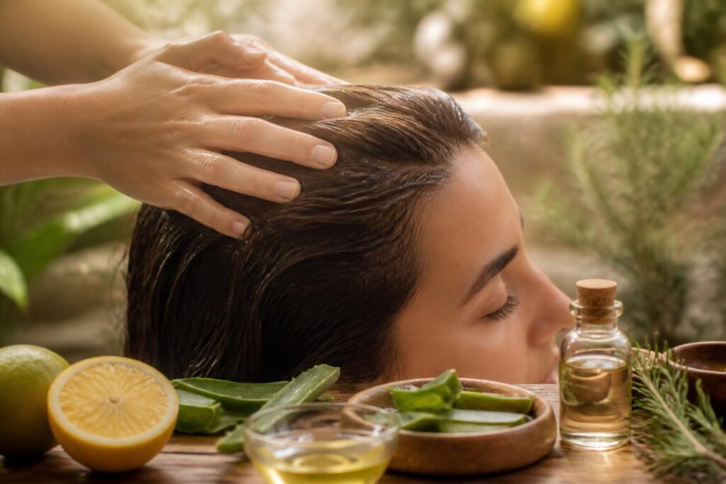 découvrez des astuces naturelles pour apaiser votre cuir chevelu et éliminer la pellicule grâce à des remèdes efficaces et doux pour vos cheveux.
