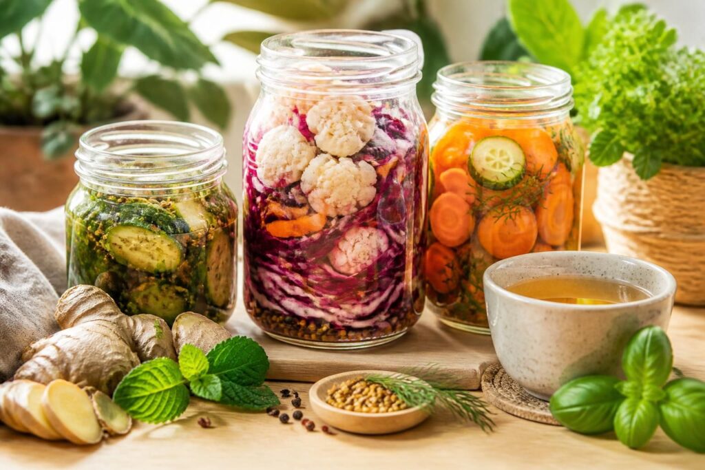 découvrez les bienfaits des pickles sur la santé, leur processus de fermentation naturel et leur impact positif sur la digestion et le microbiote intestinal.