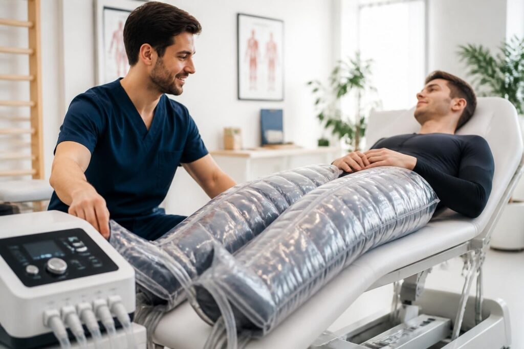 découvrez le fonctionnement de la pressothérapie pour les jambes, ses bienfaits en kinésithérapie et les avis des patients pour améliorer la circulation et soulager les jambes fatiguées.