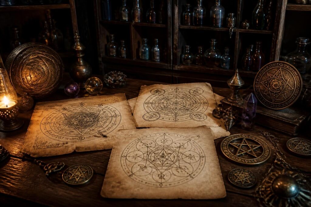 découvrez la signification mystérieuse et ésotérique des symboles alchimistes et logos, dévoilant l'art ancien de l'alchimie et ses secrets cachés.