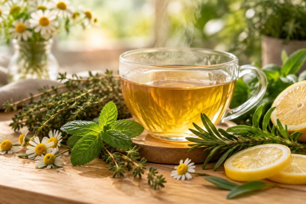 découvrez les bienfaits des infusions de thym, romarin, menthe et autres plantes, pour savourer des boissons parfumées et réconfortantes au quotidien.